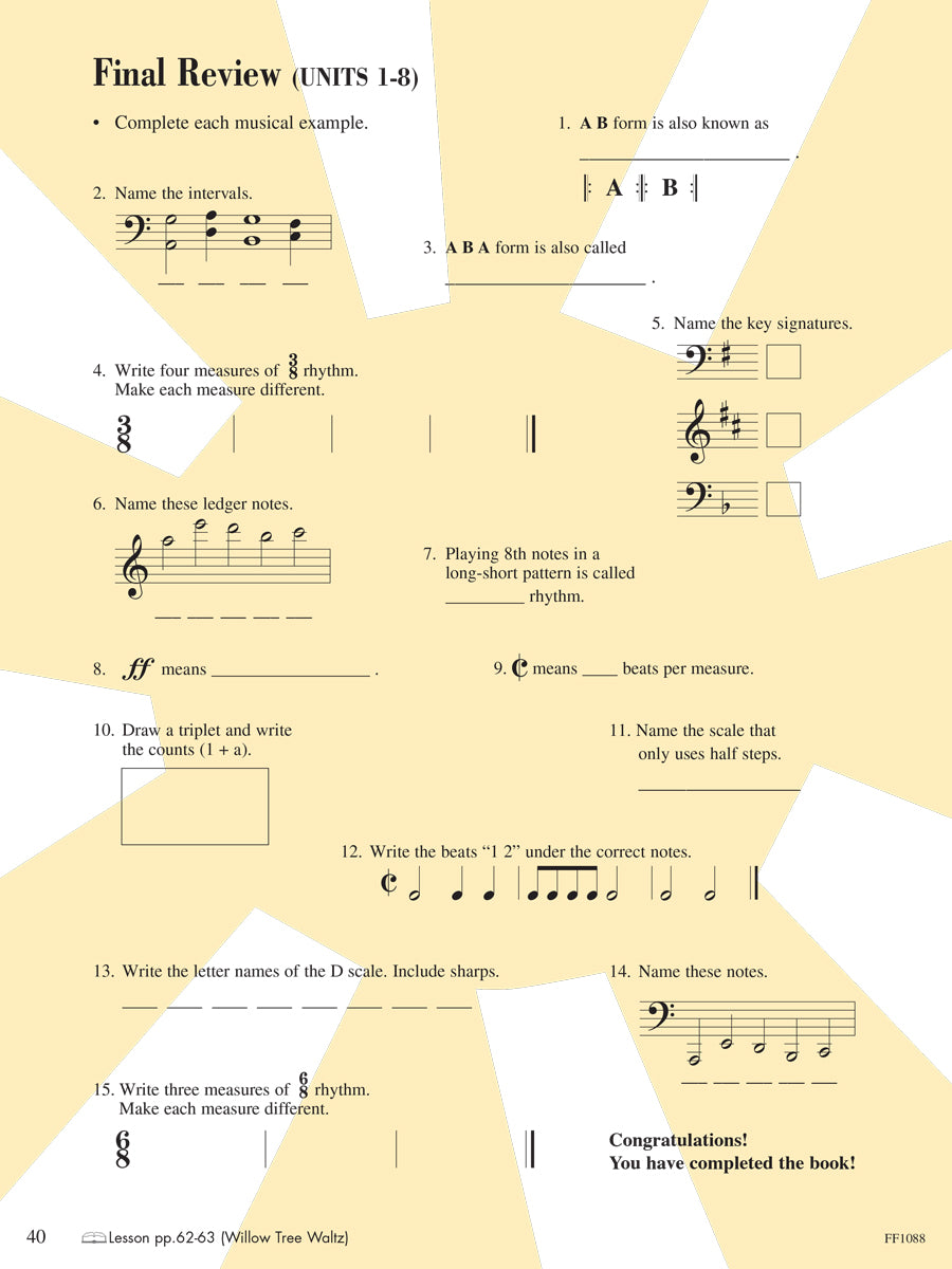 Piano Adventures® Level 3A Theory Book – 2nd Edition
