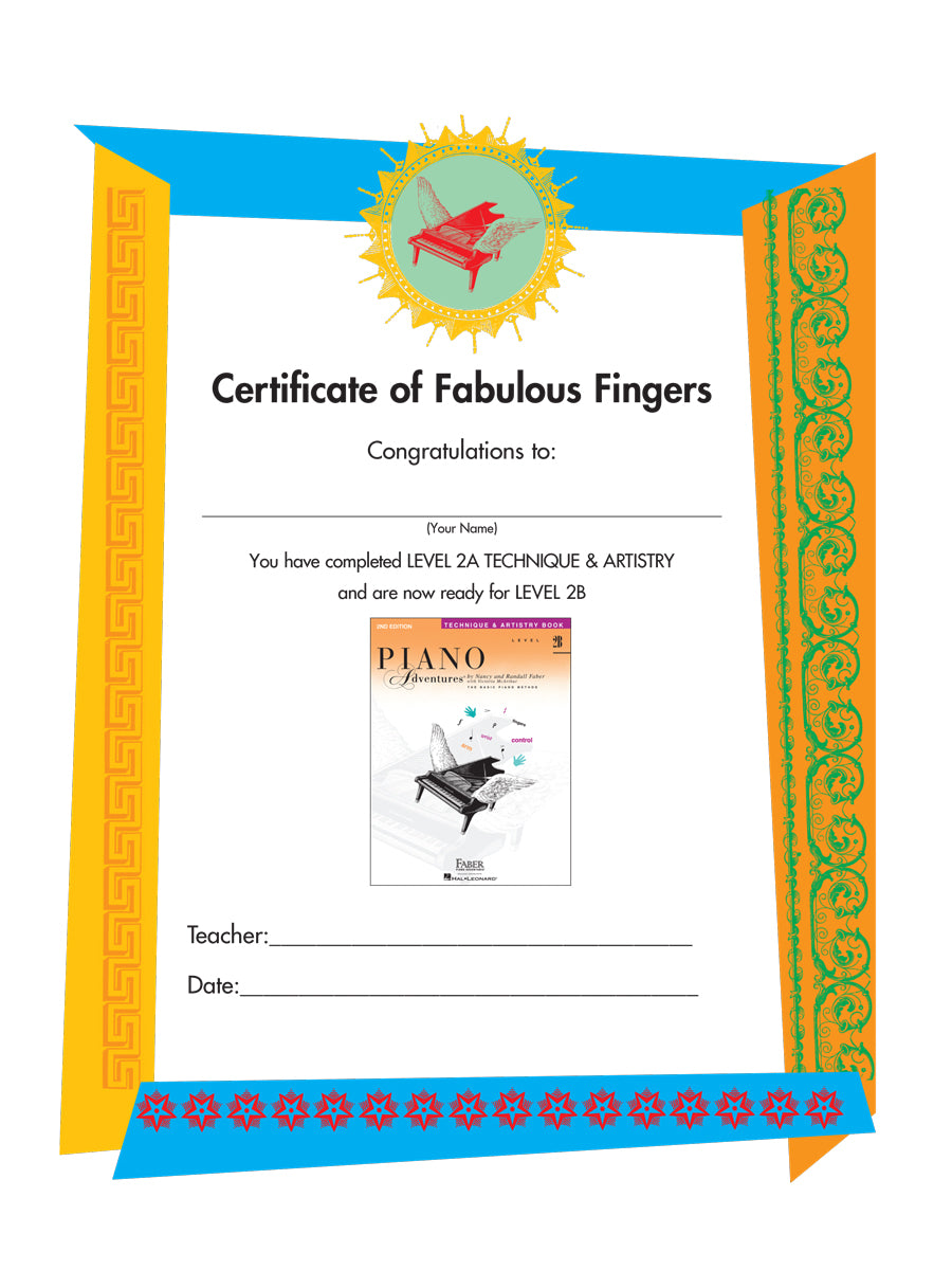 Piano Adventures® Level 2A Technique & Artistry Book – 2nd Edition