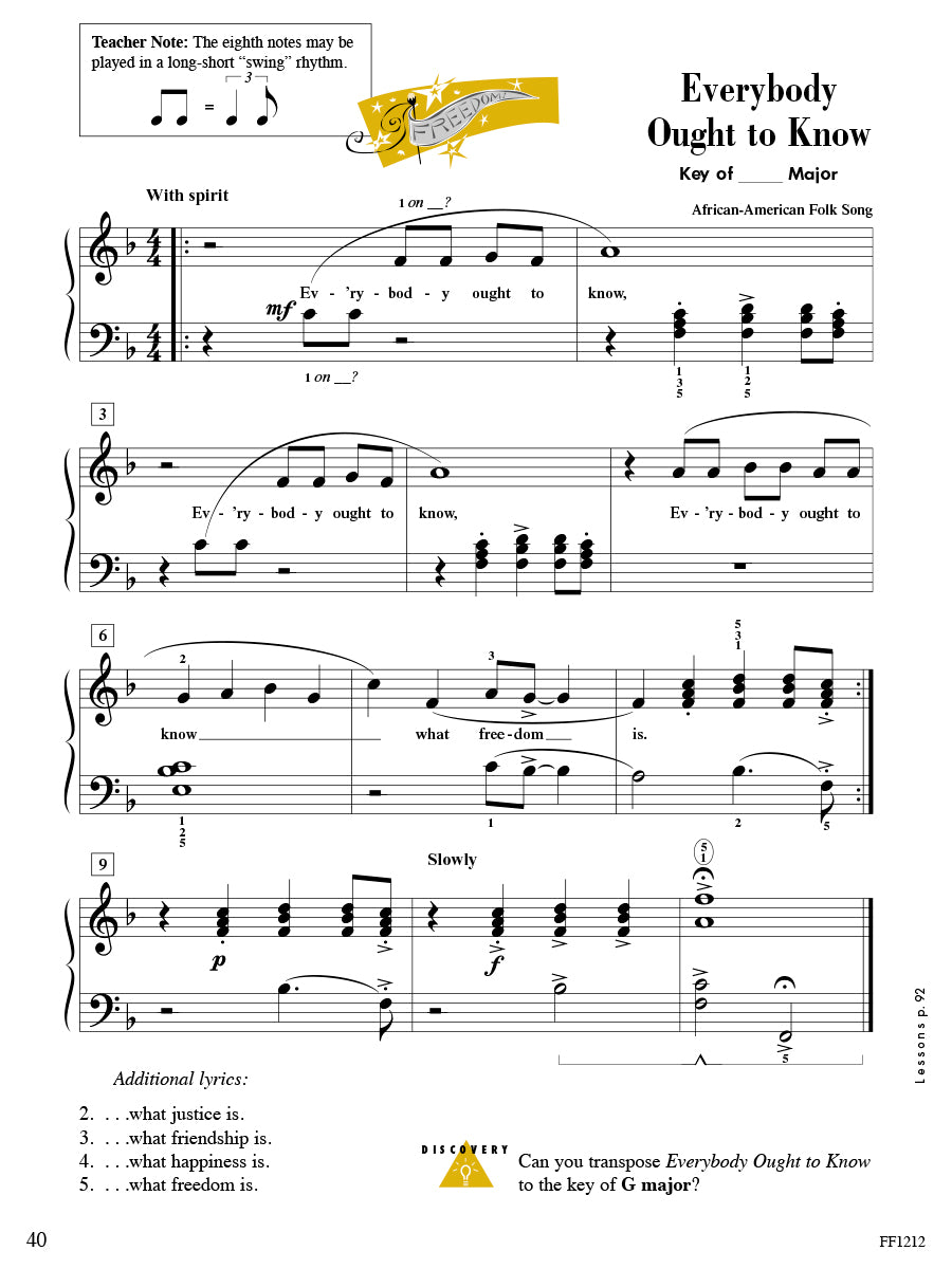 Accelerated Piano Adventures® Performance Book 2