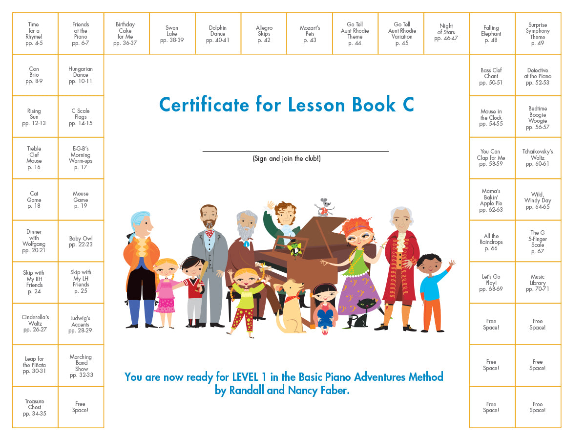 My First Piano Adventure® Lesson Book C