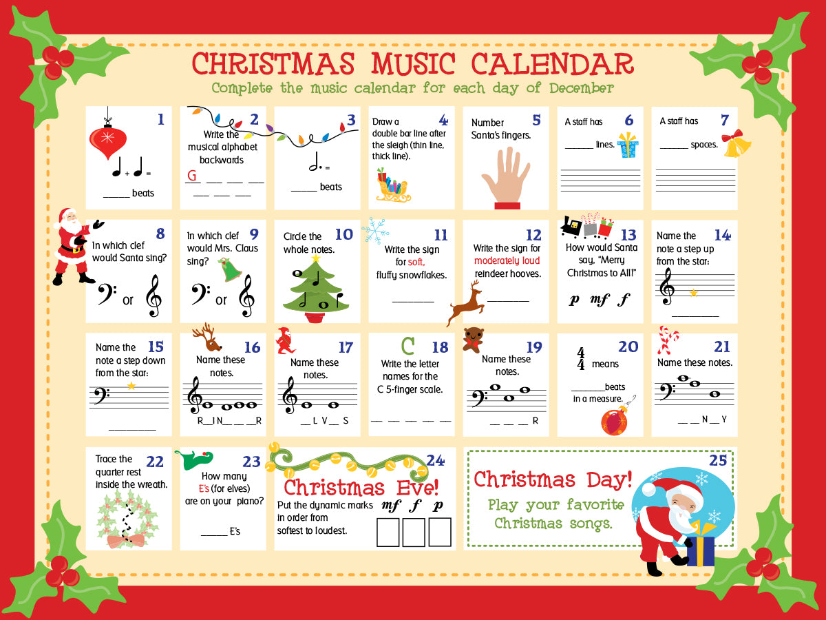 My First Piano Adventure® Christmas Book B