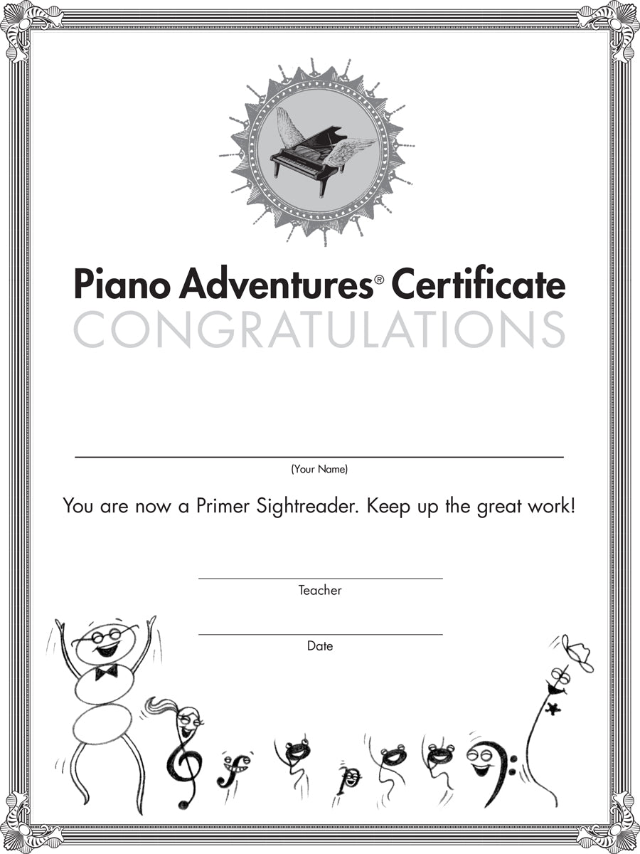 Piano Adventures® Primer Level Sightreading Book