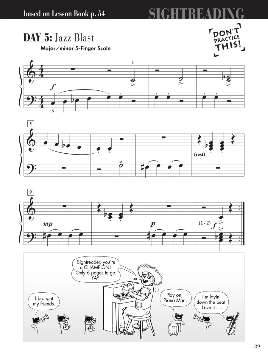 Piano Adventures® Level 2A Sightreading Book