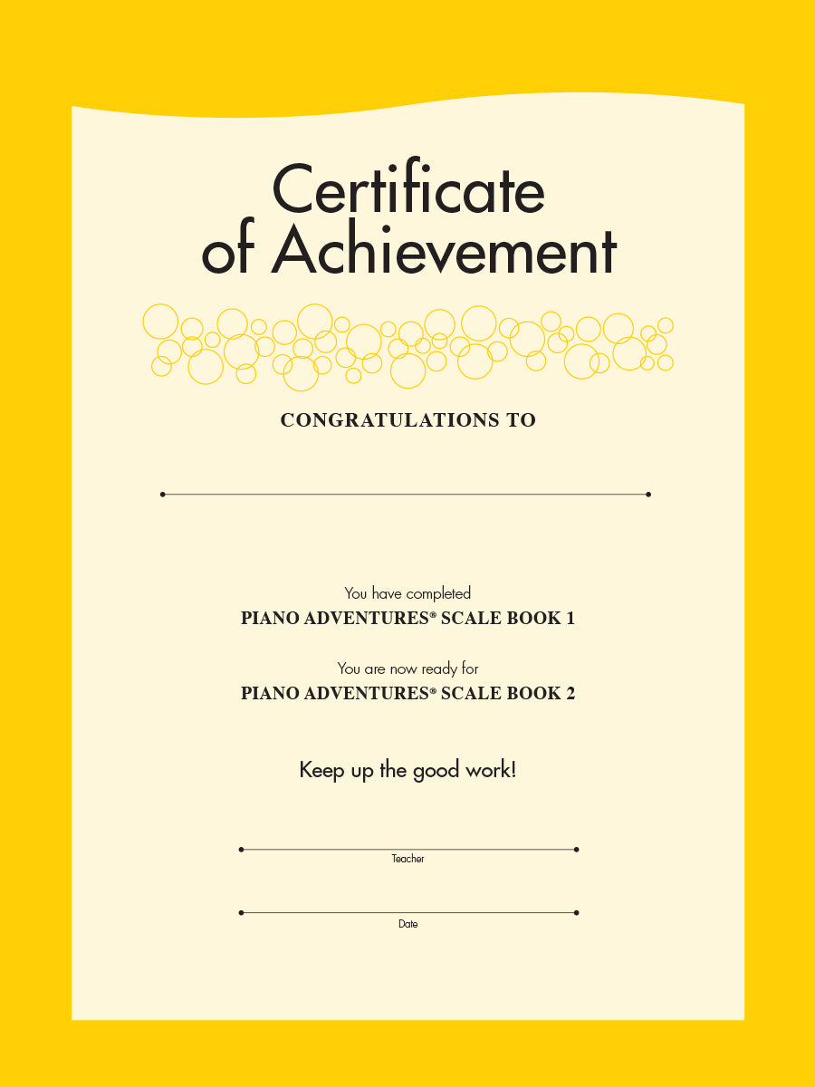 Piano Adventures Scale and Chord Book 1