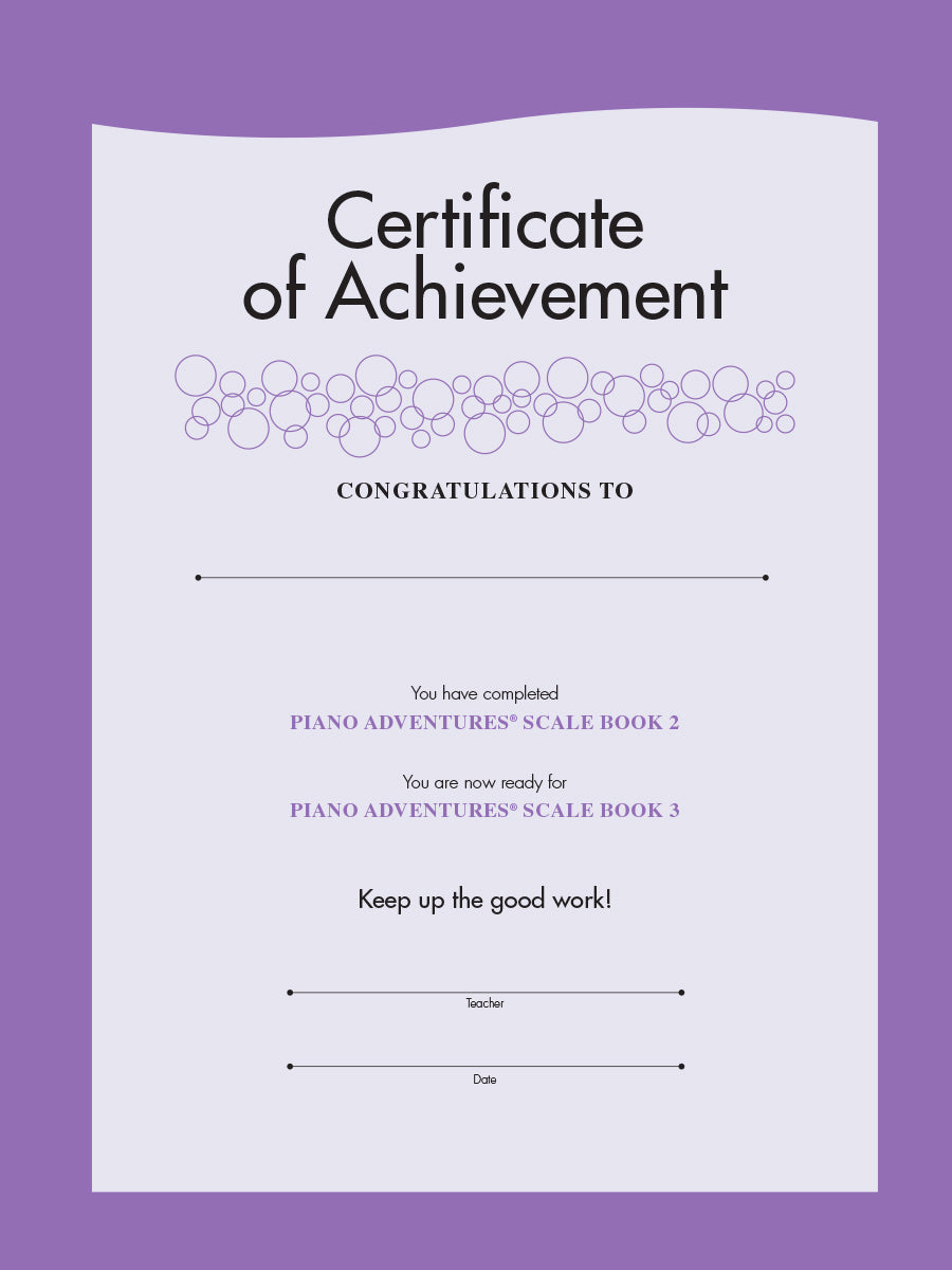 Piano Adventures Scale and Chord Book 2