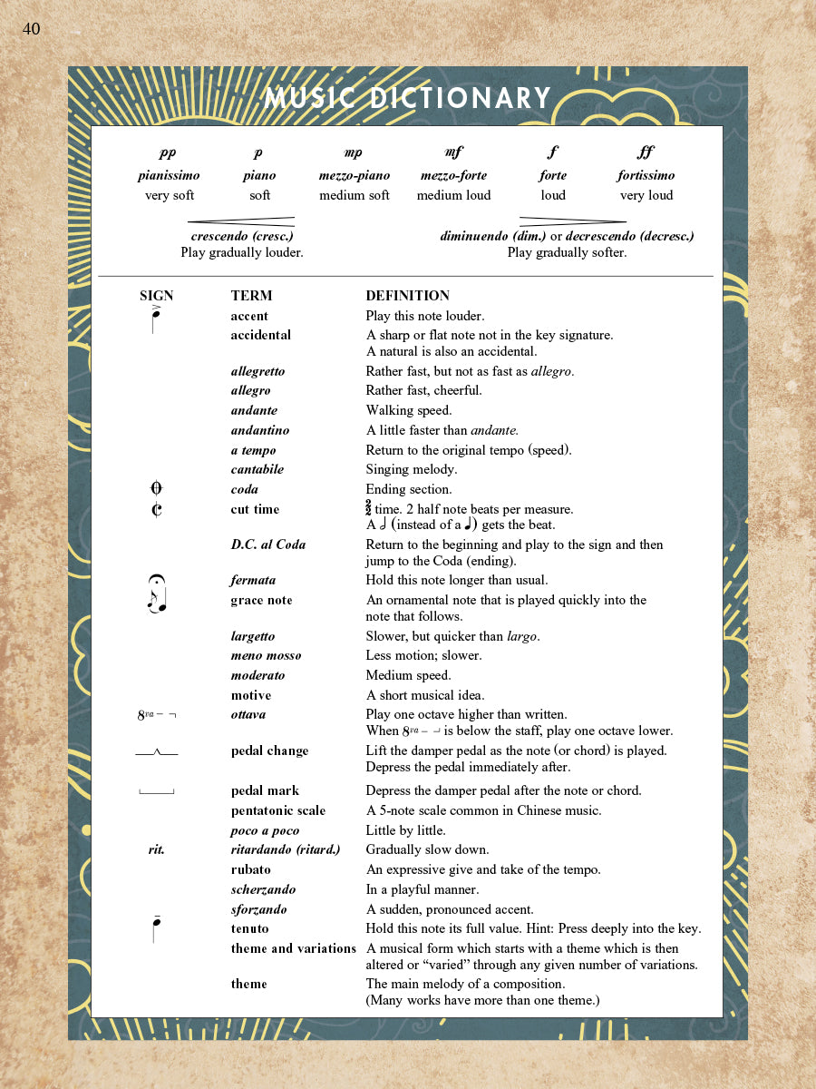 BigTime® Piano Music from China