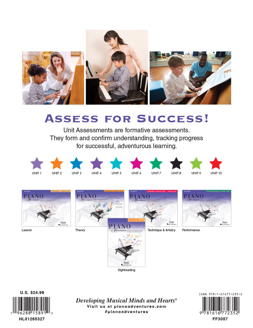 Piano Adventures® Primer Level Unit Assessments