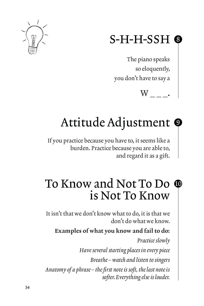 Wit and Wisdom from the Piano Bench