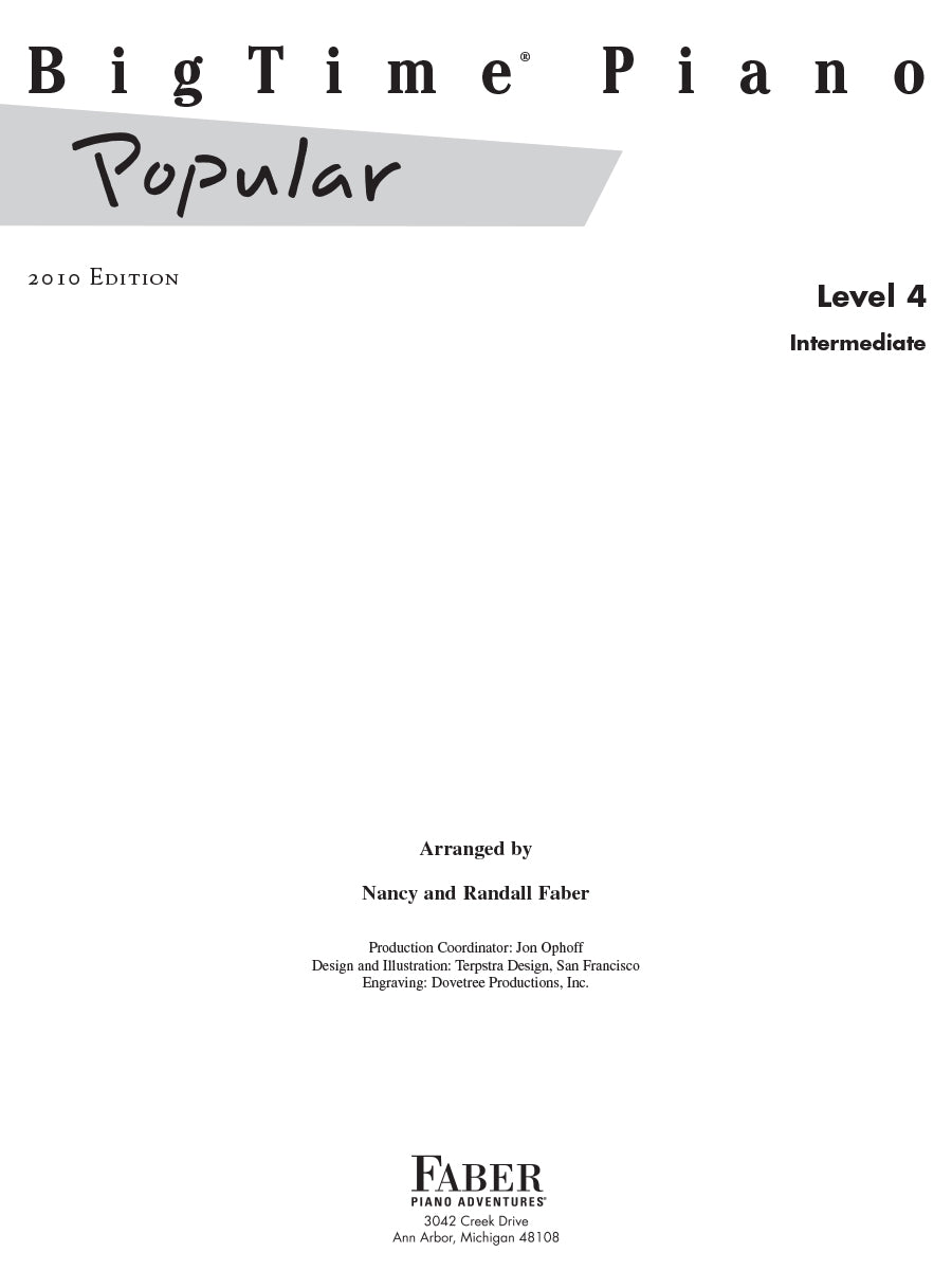 BigTime® Piano Popular
