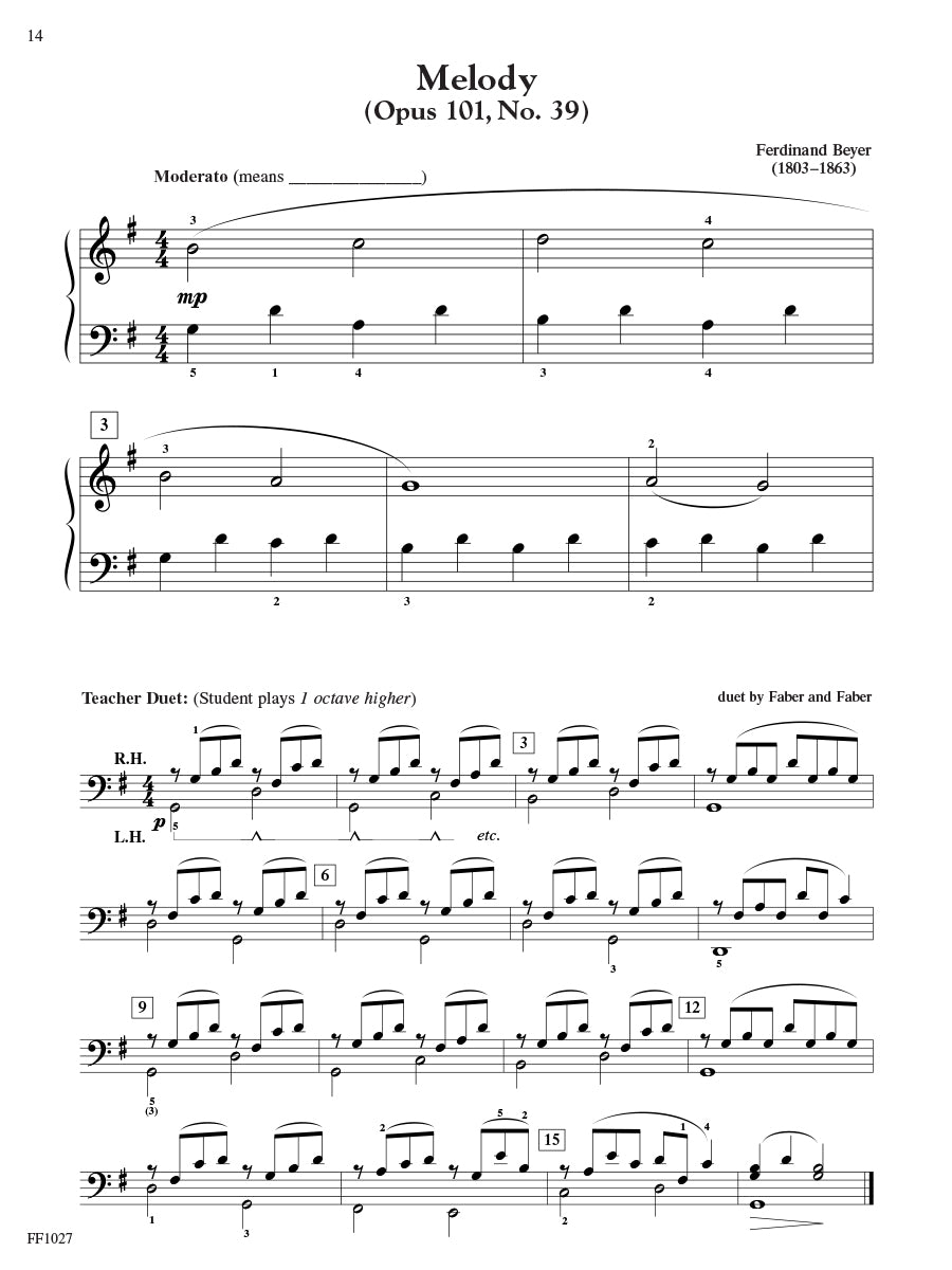 Preparatory Piano Literature