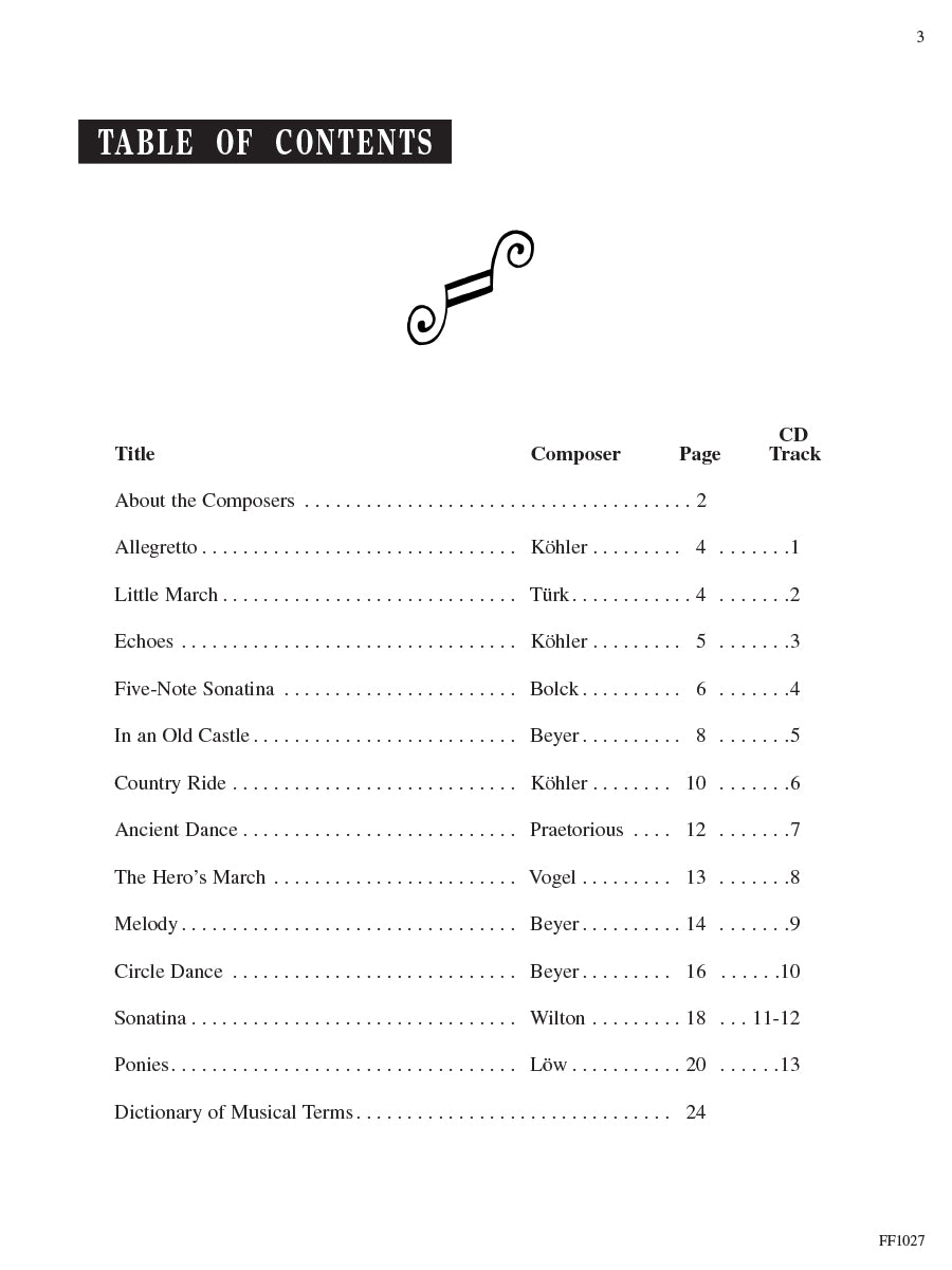 Preparatory Piano Literature