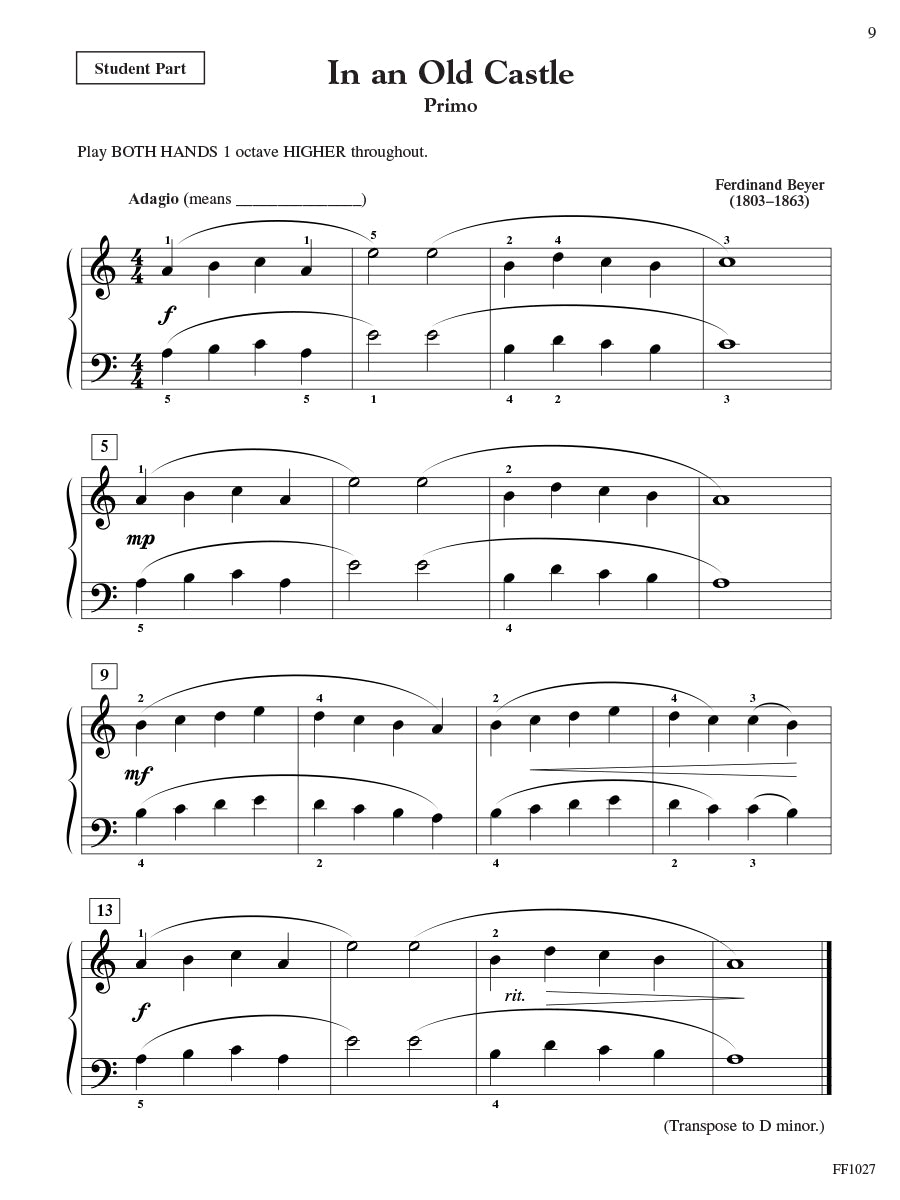 Preparatory Piano Literature