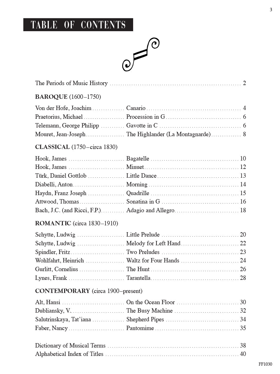 Piano Literature Book 1