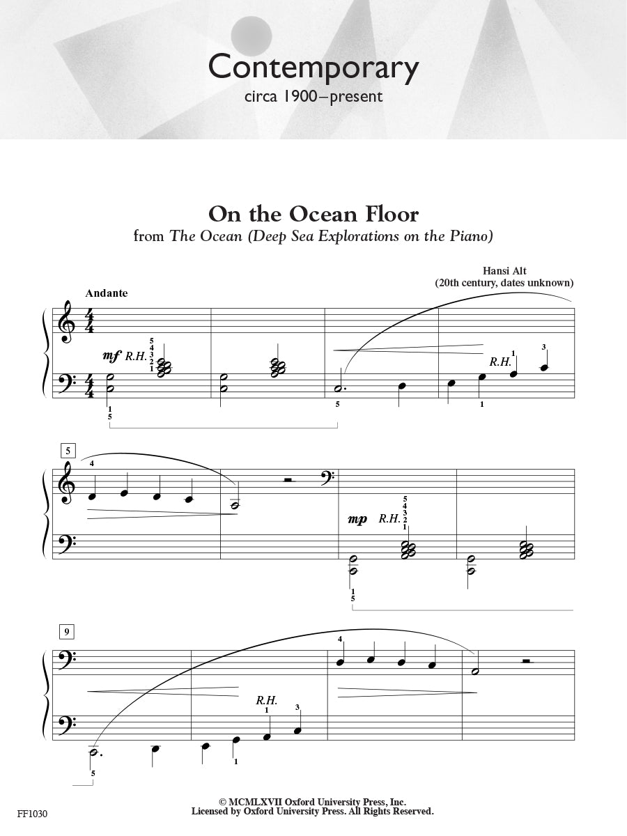 Piano Literature Book 1