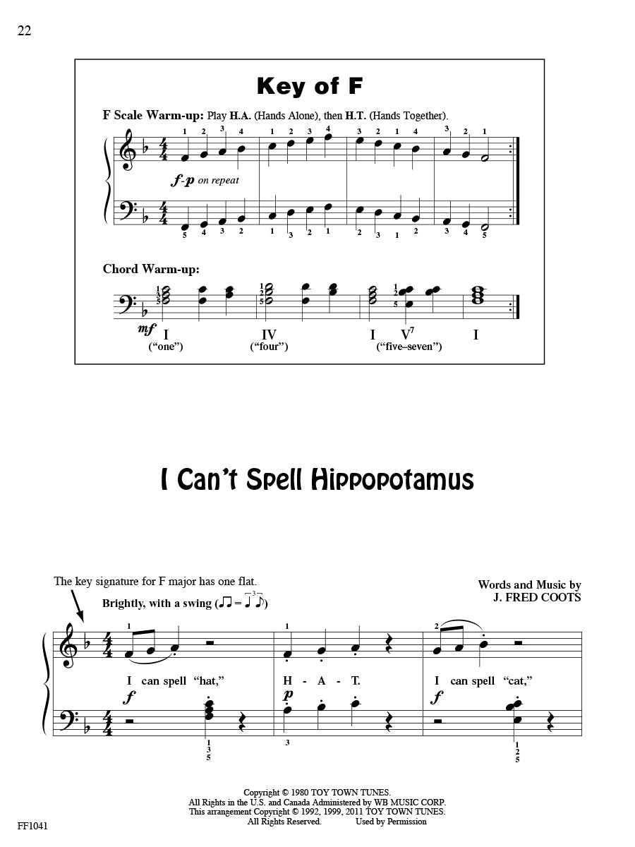 ChordTime® Piano Kids’ Songs