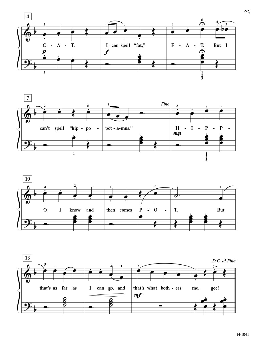 ChordTime® Piano Kids’ Songs