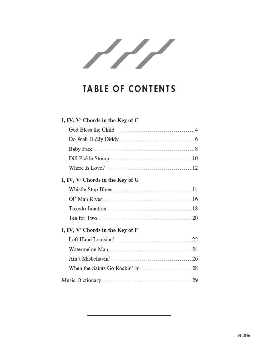 ChordTime® Piano Jazz & Blues