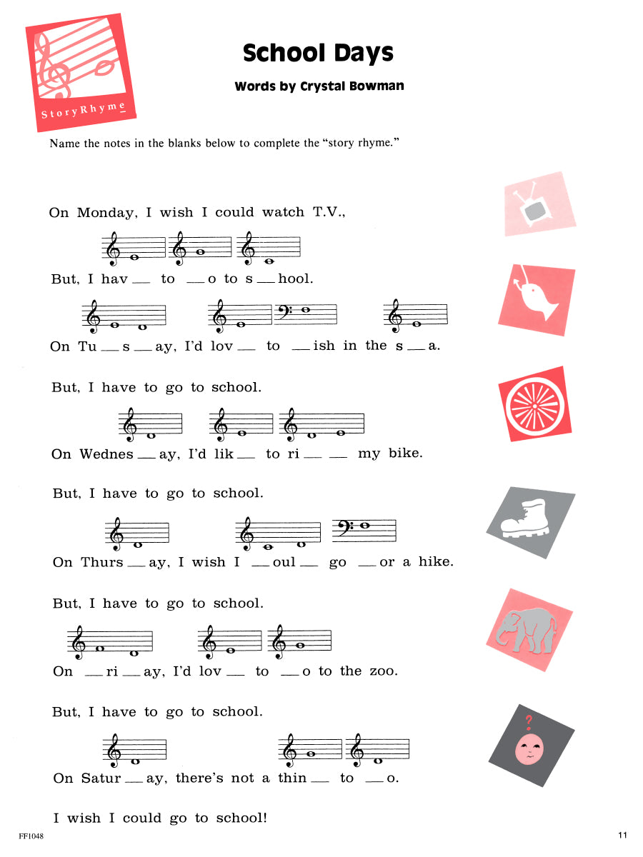 I Can Read Music Book 1