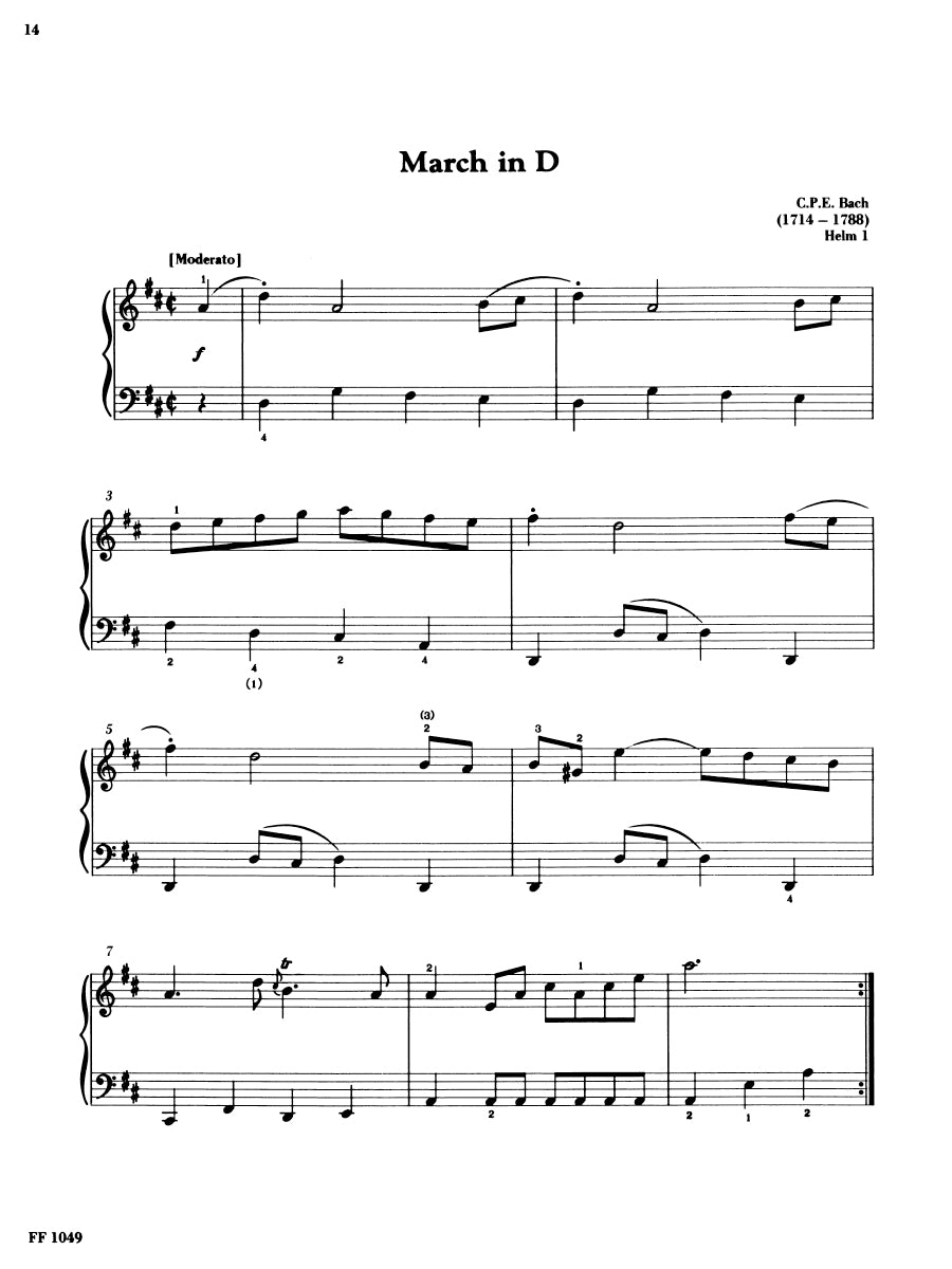 Selections from the Notebook for Anna Magdalena Bach