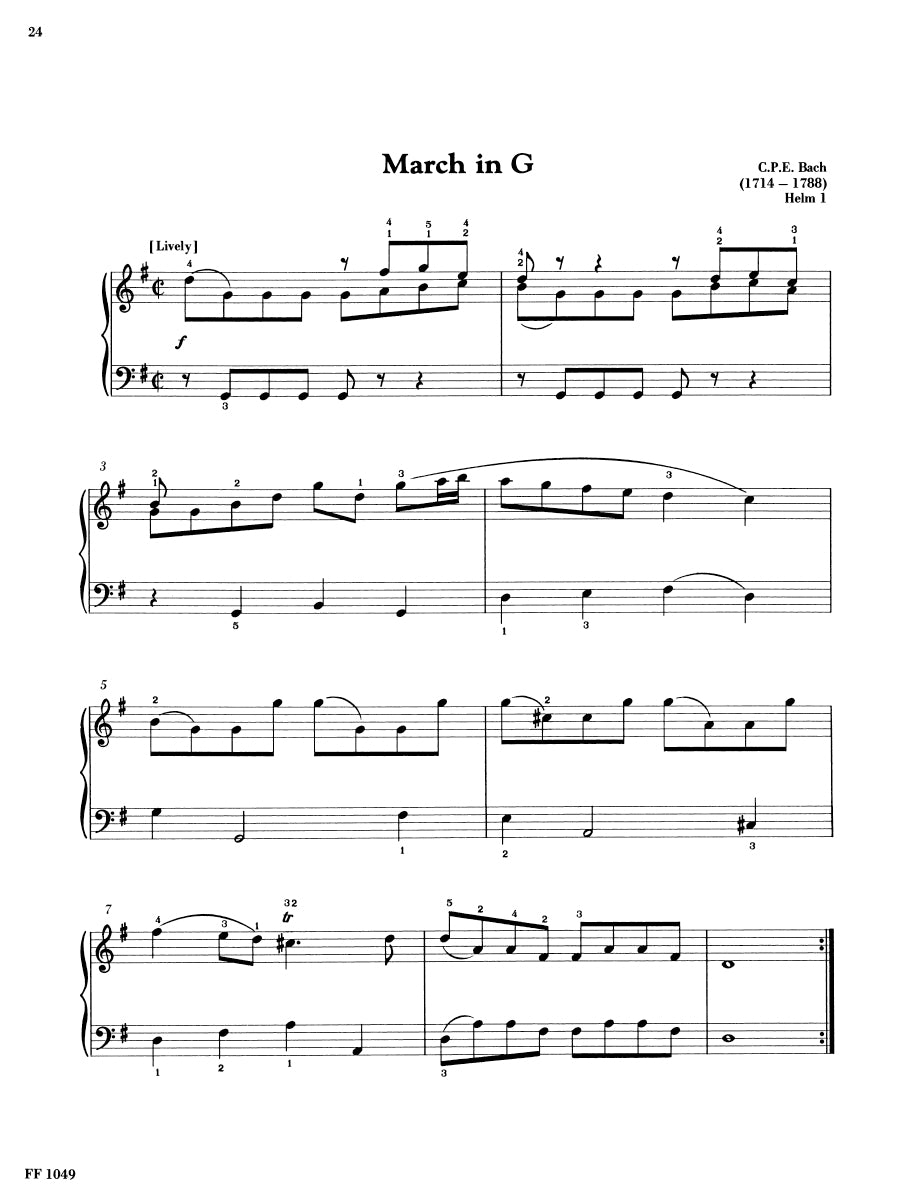 Selections from the Notebook for Anna Magdalena Bach