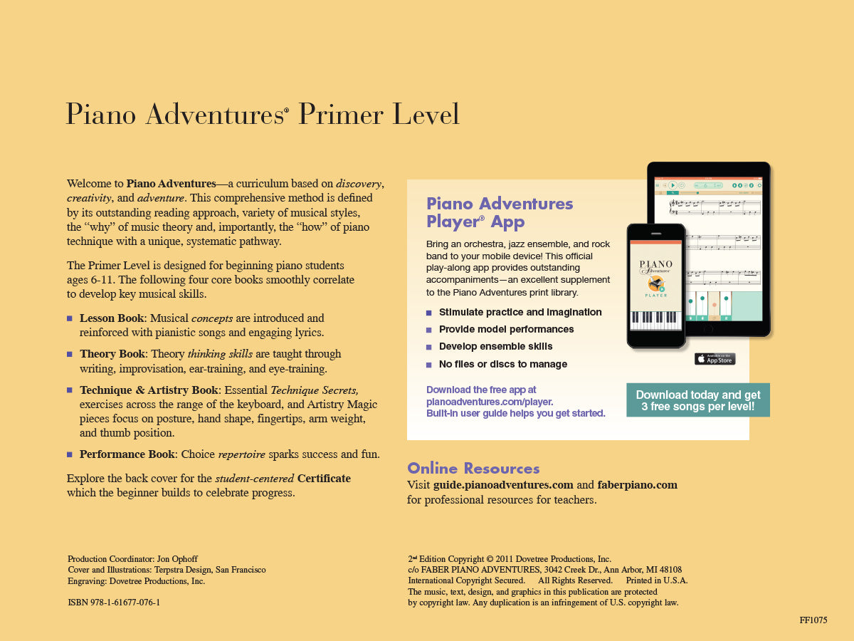 Piano Adventures® Primer Level Lesson Book – 2nd Edition