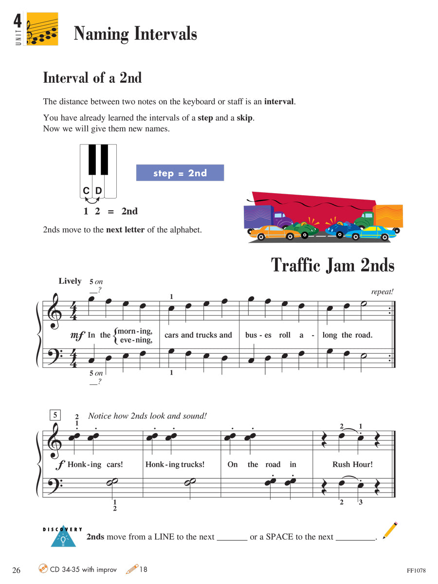 Piano Adventures® Level 1 Lesson Book – 2nd Edition