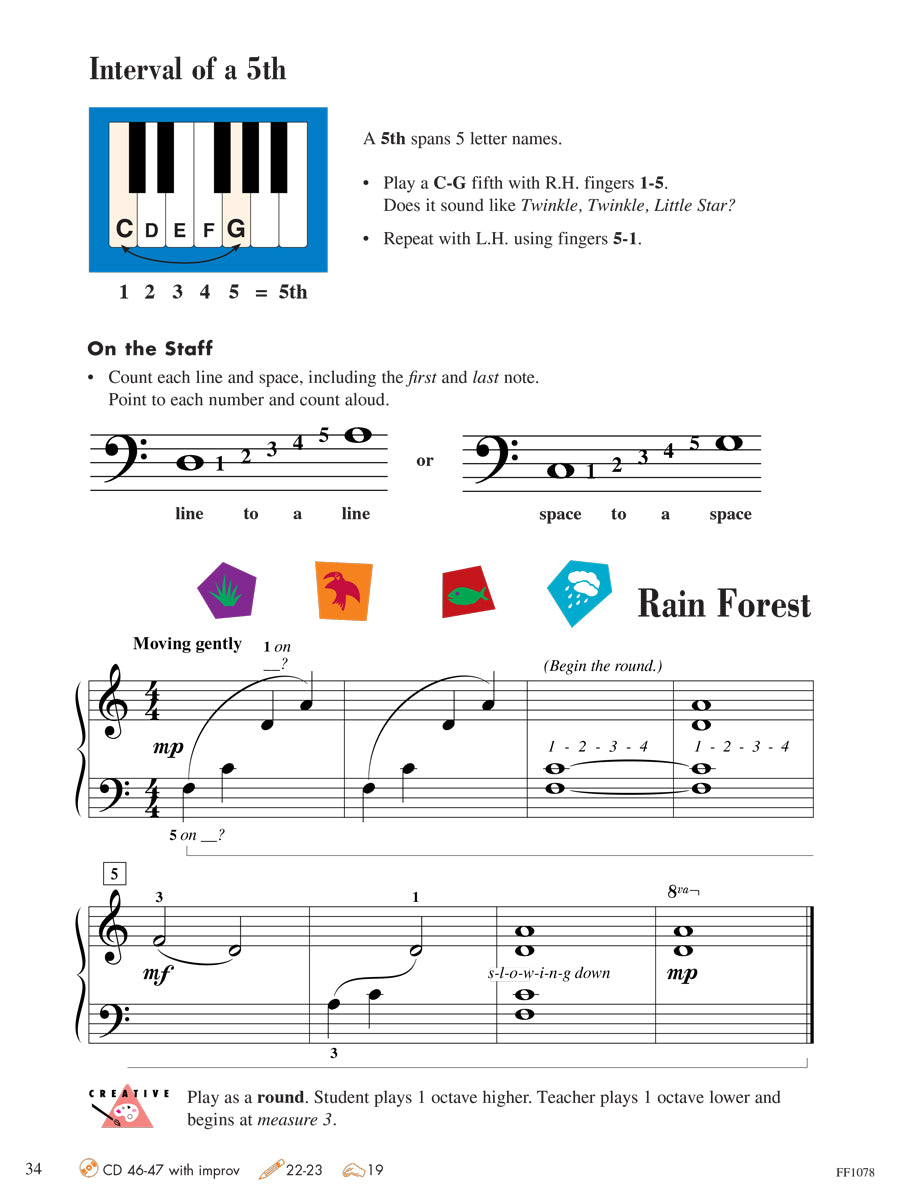 Piano Adventures® Level 1 Lesson Book – 2nd Edition