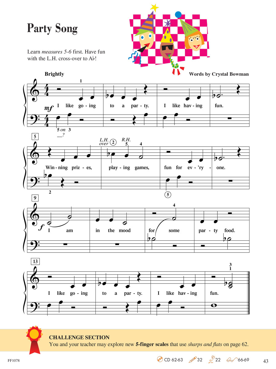 Piano Adventures® Level 1 Lesson Book – 2nd Edition