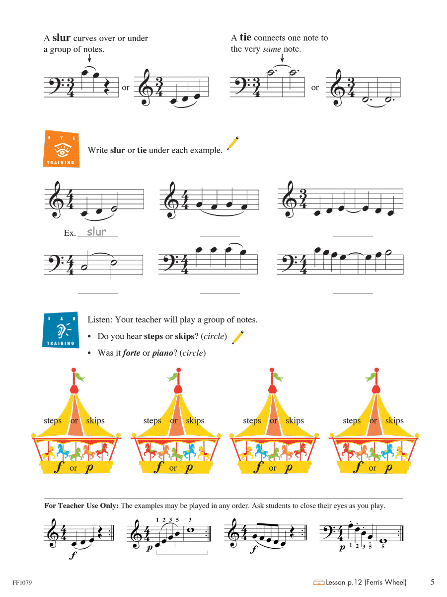 Piano Adventures® Level 1 Theory Book – 2nd Edition