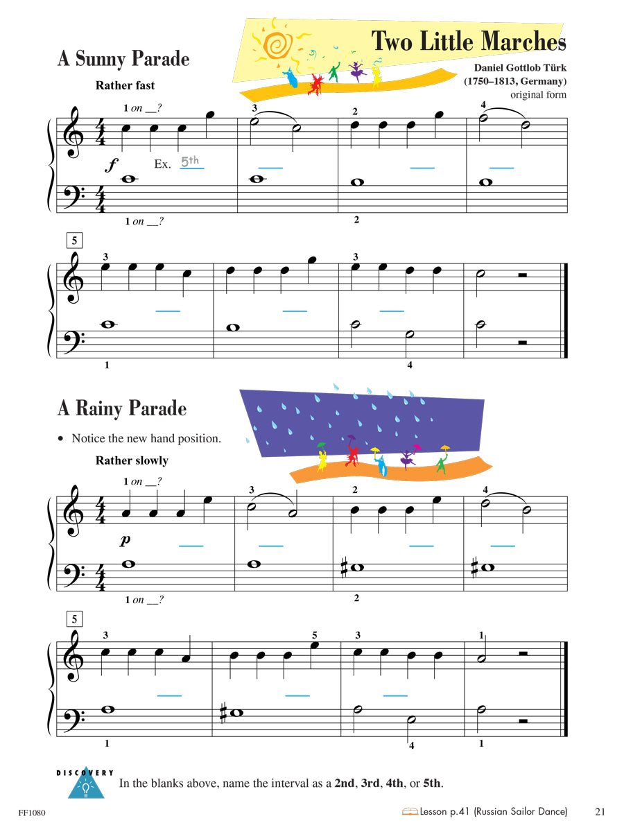 Piano Adventures® Level 1 Performance Book – 2nd Edition