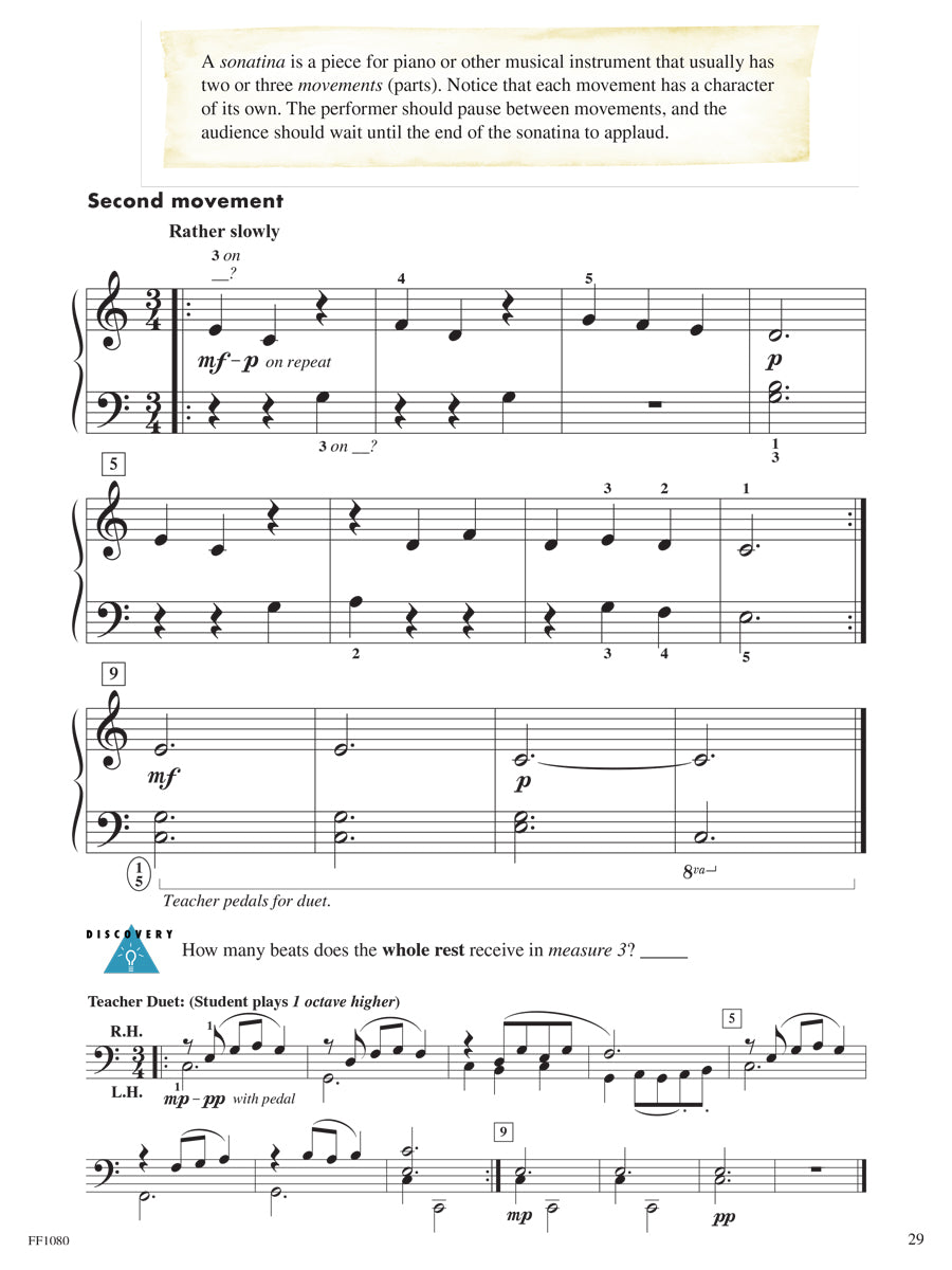 Piano Adventures® Level 1 Performance Book – 2nd Edition