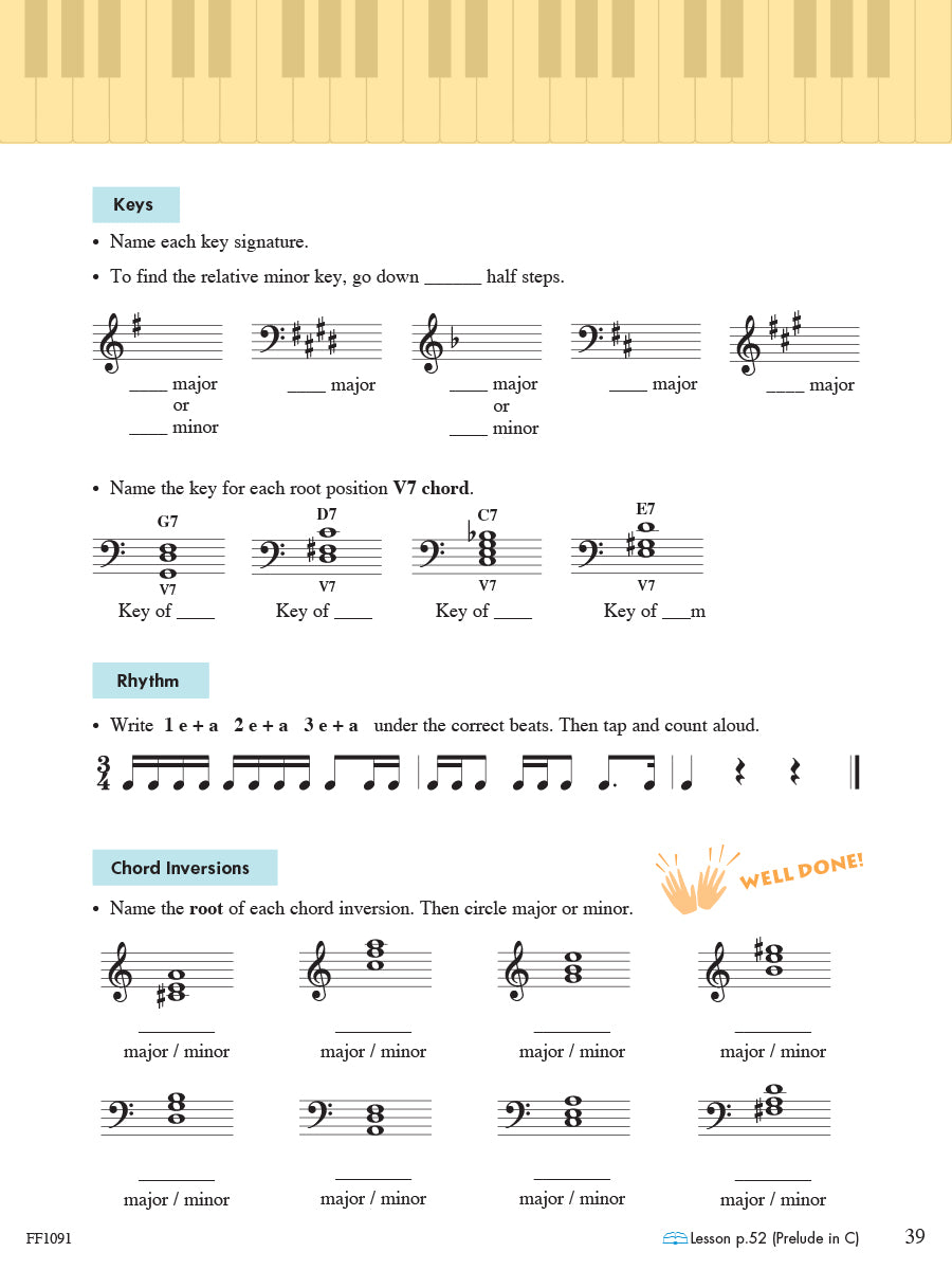 Piano Adventures® Level 4 Theory Book – 2nd Edition
