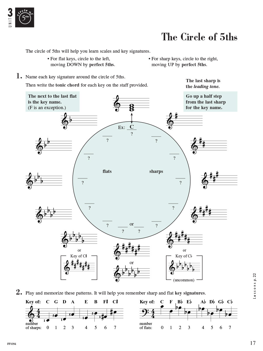 Piano Adventures® Level 5 Theory Book