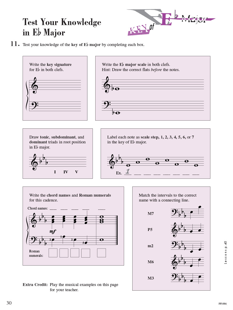Piano Adventures® Level 5 Theory Book