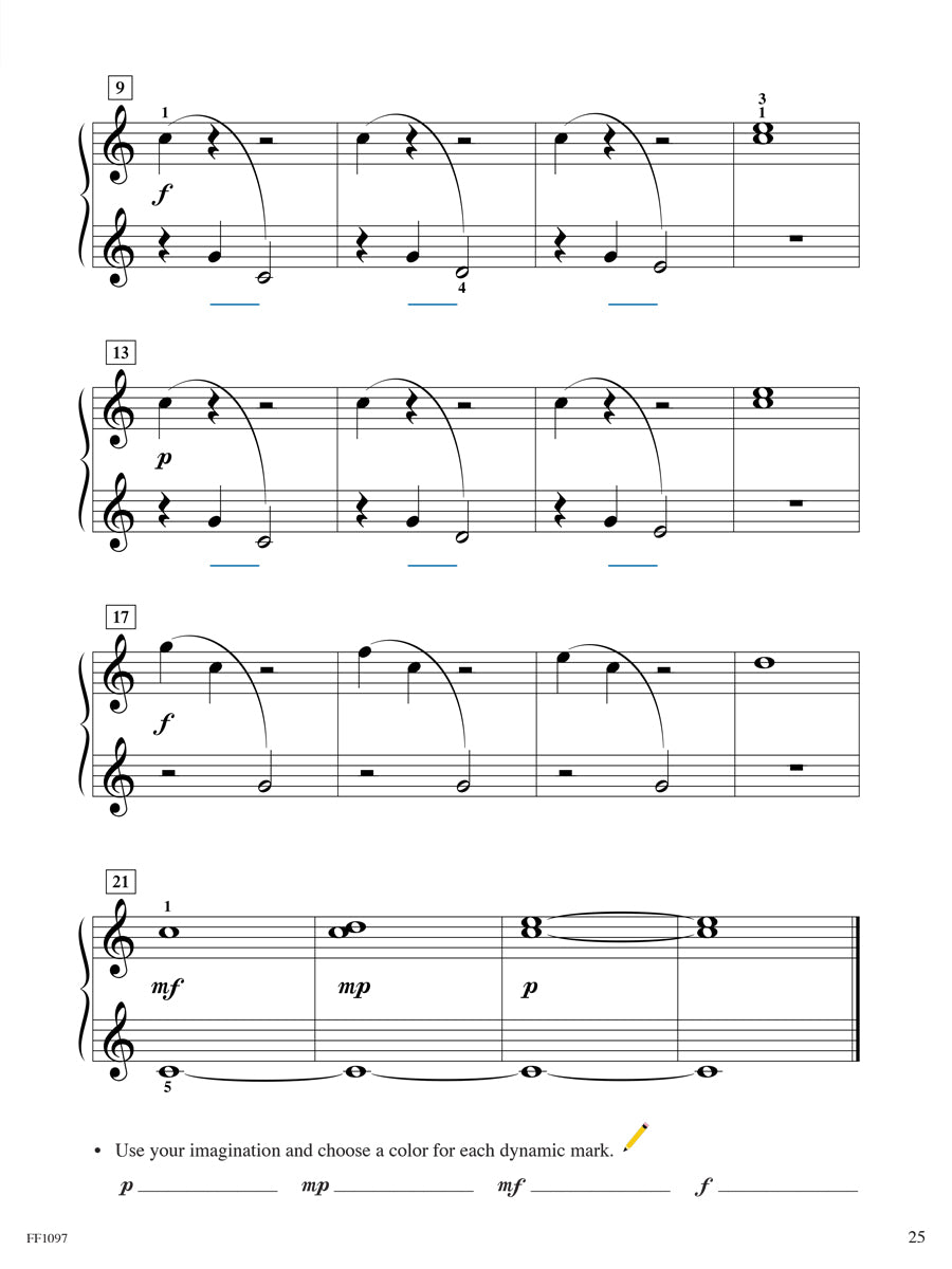 Piano Adventures® Level 1 Technique & Artistry Book – 2nd Edition