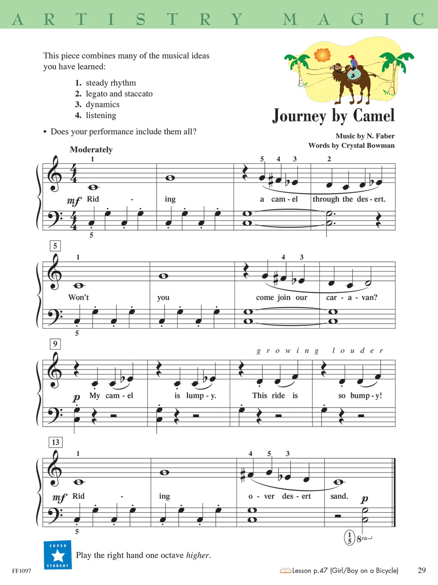 Piano Adventures® Level 1 Technique & Artistry Book – 2nd Edition