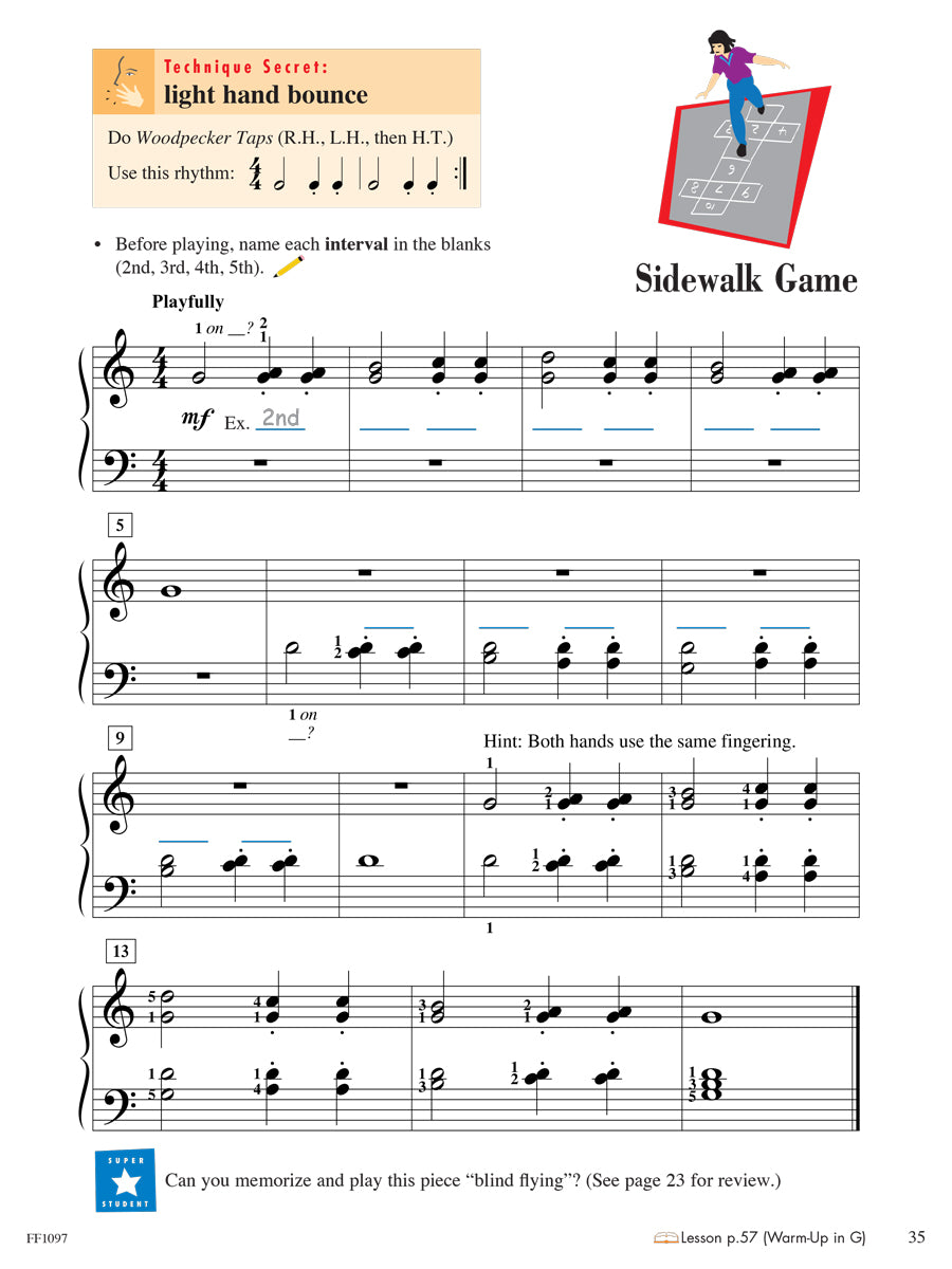 Piano Adventures® Level 1 Technique & Artistry Book – 2nd Edition