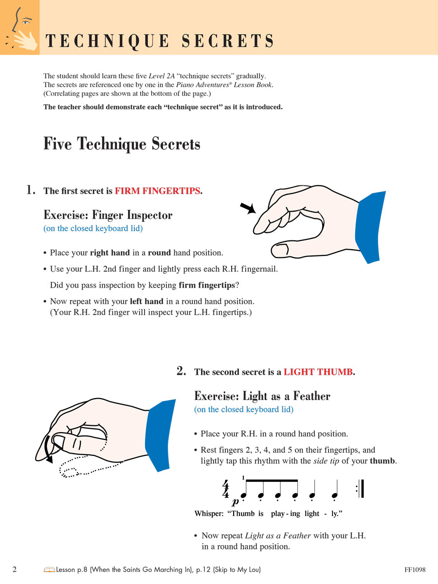 Piano Adventures® Level 2A Technique & Artistry Book – 2nd Edition