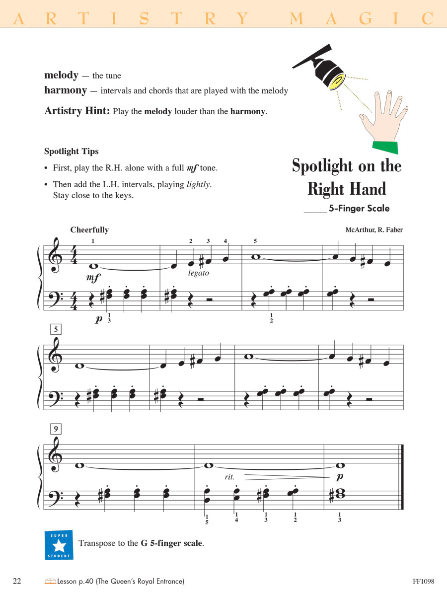 Piano Adventures® Level 2A Technique & Artistry Book – 2nd Edition