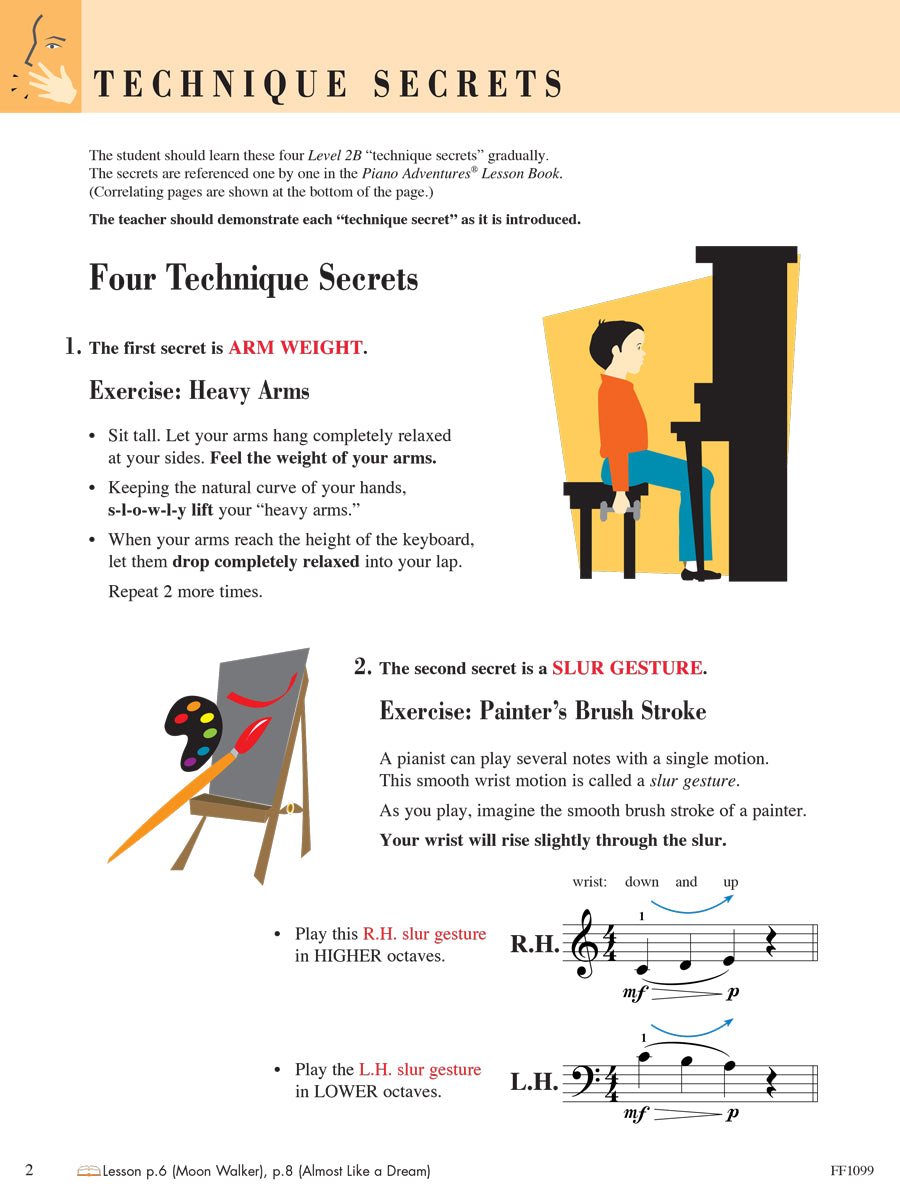 Piano Adventures® Level 2B Technique & Artistry Book – 2nd Edition
