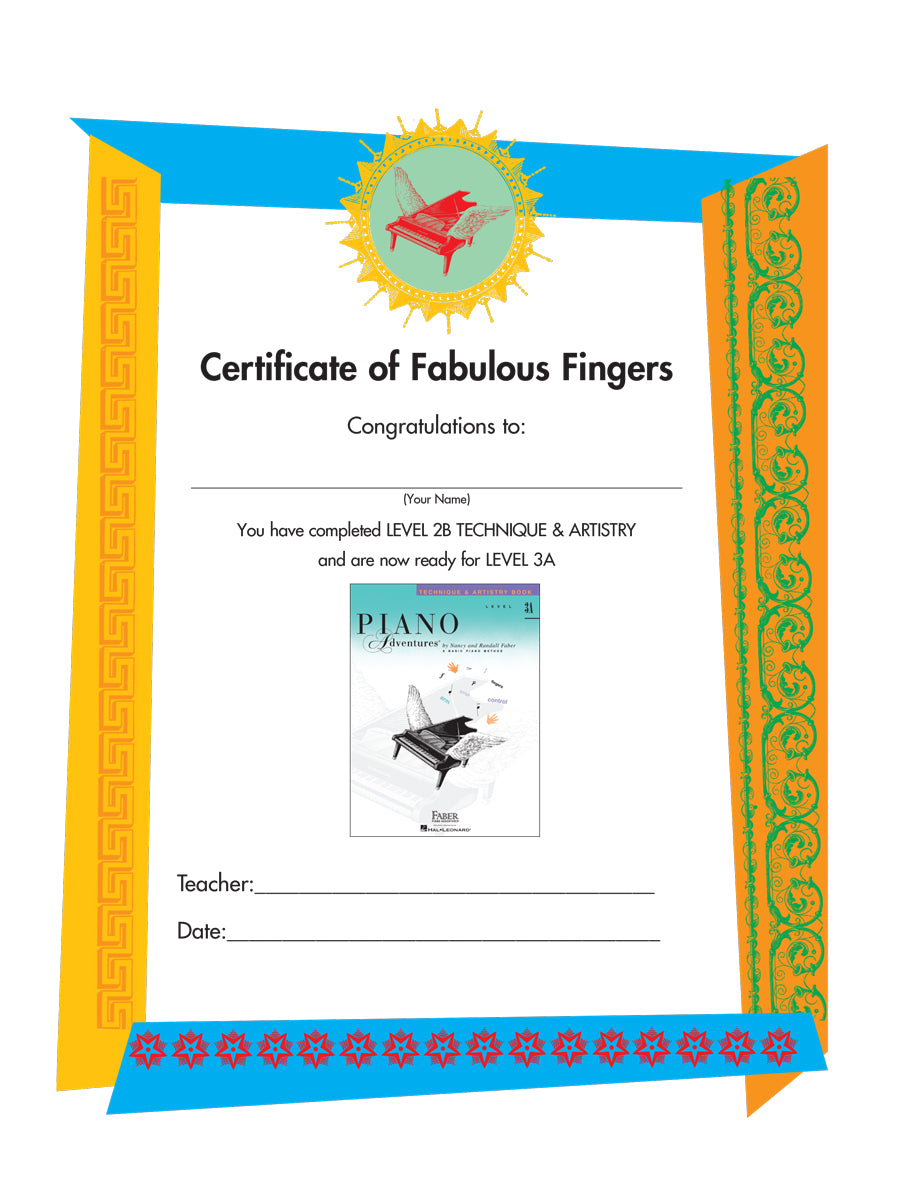 Piano Adventures® Level 2B Technique & Artistry Book – 2nd Edition