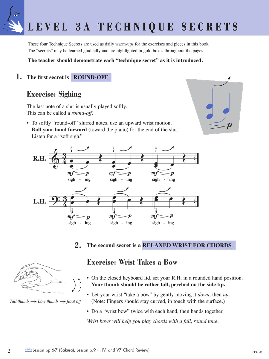 Piano Adventures® Level 3A Technique & Artistry Book – 2nd Edition