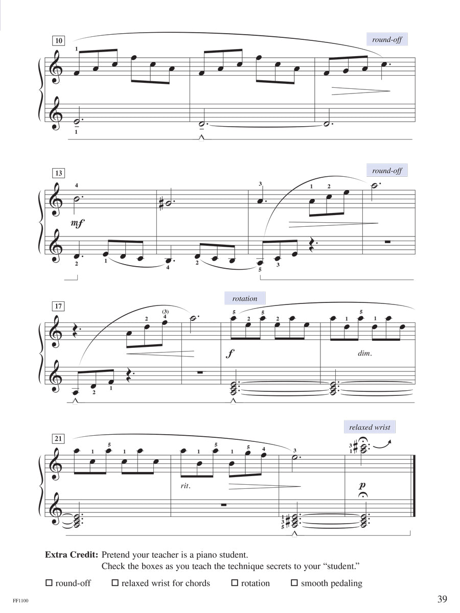 Piano Adventures® Level 3A Technique & Artistry Book – 2nd Edition