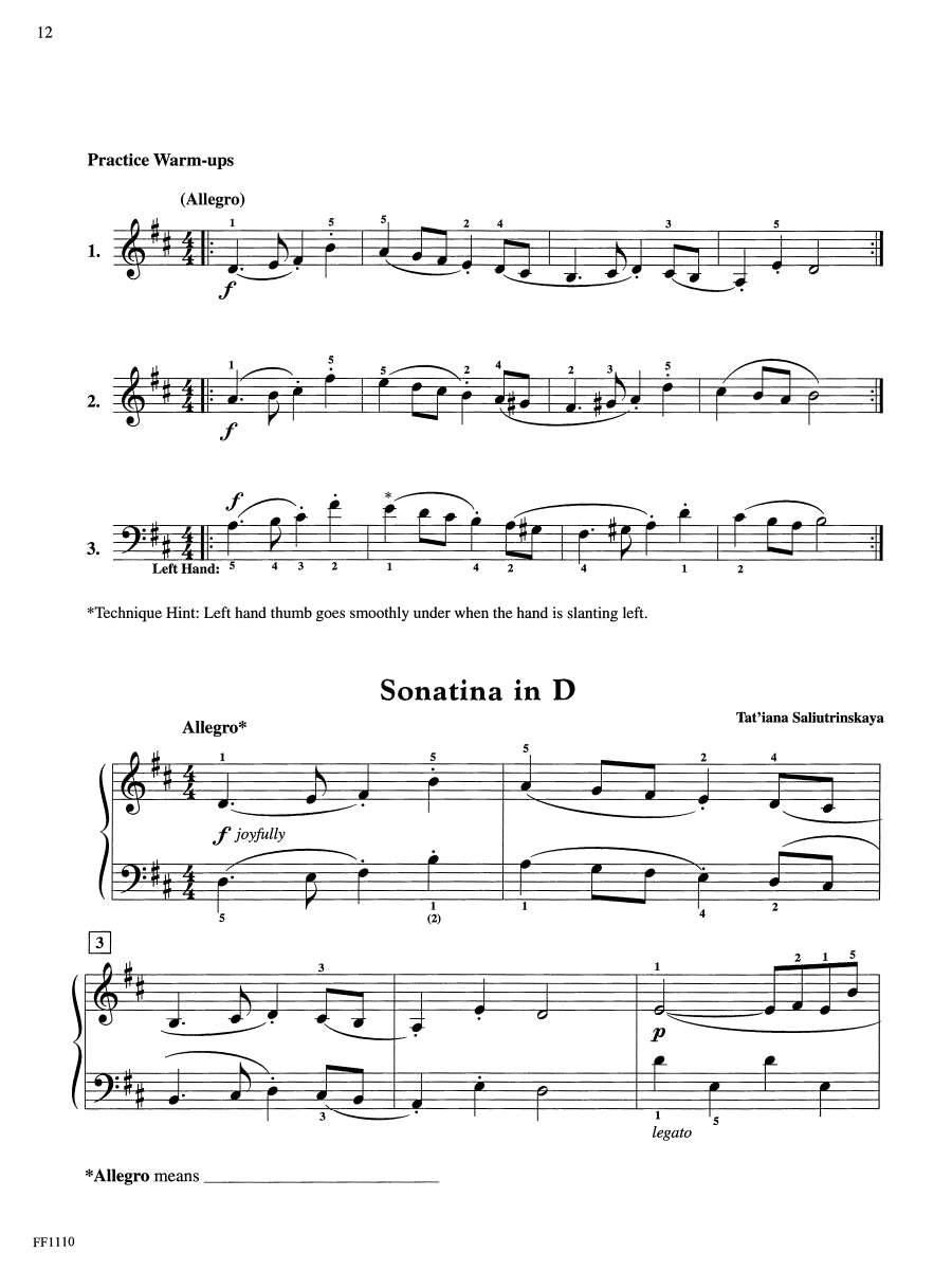 Piano Sonatinas Book 1