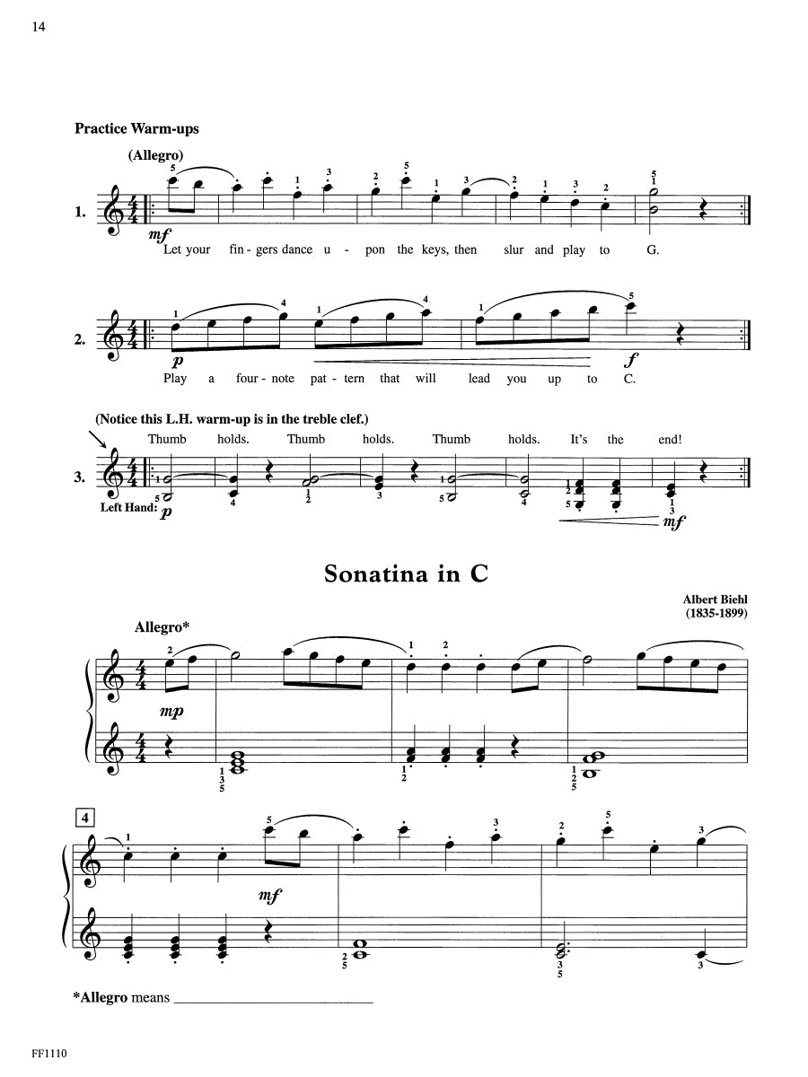 Piano Sonatinas Book 1