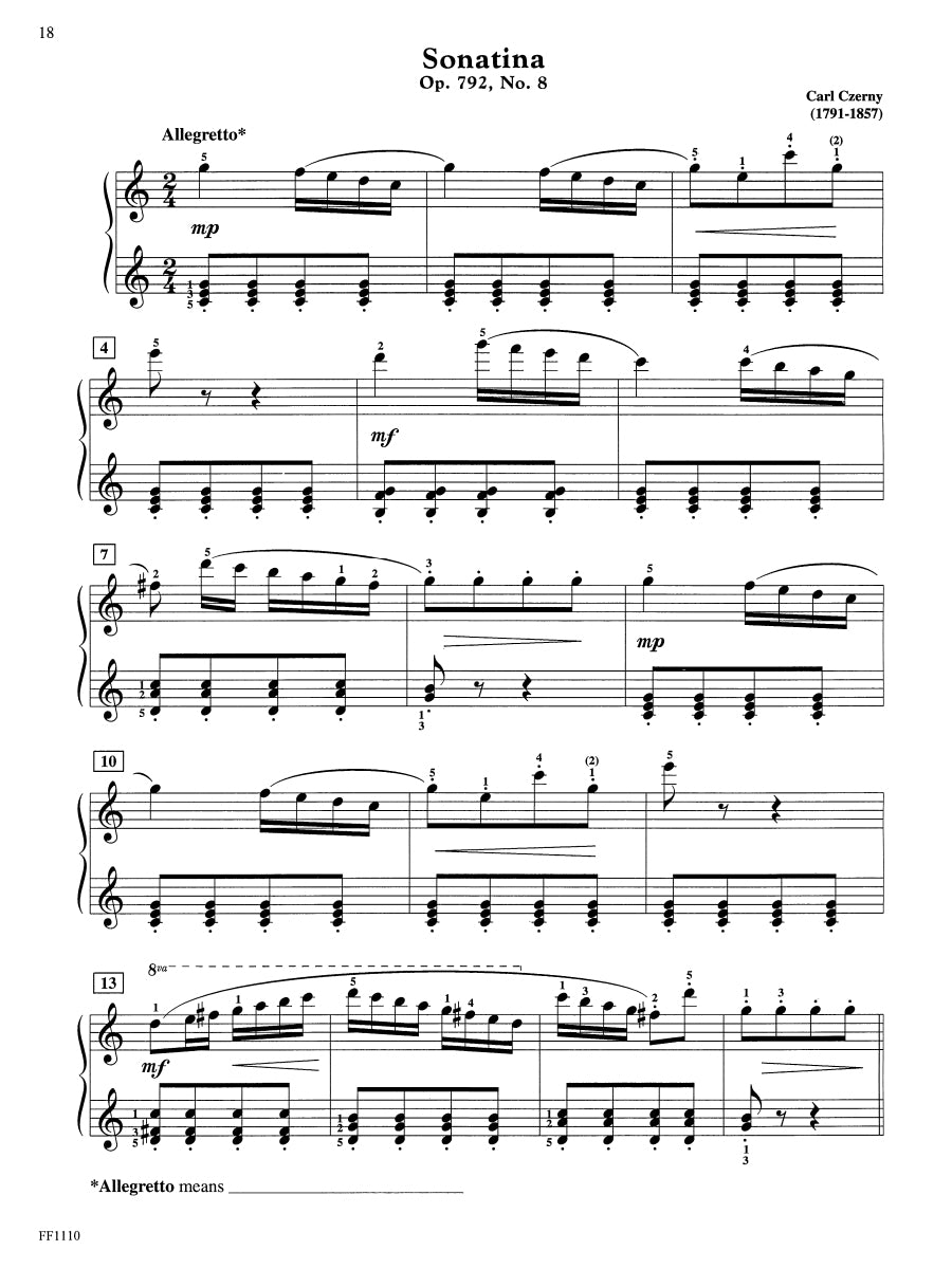 Piano Sonatinas Book 1