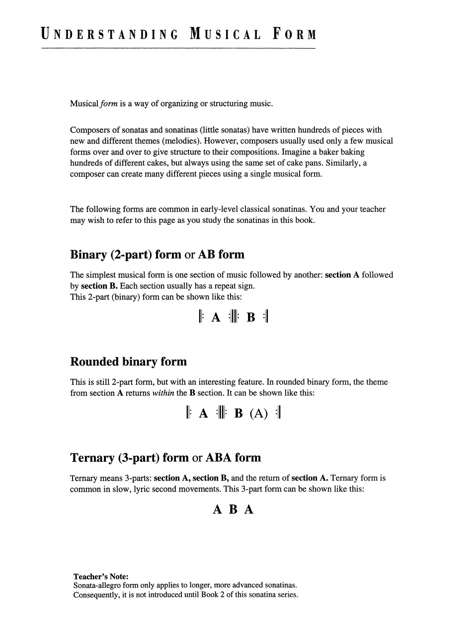 Piano Sonatinas Book 1