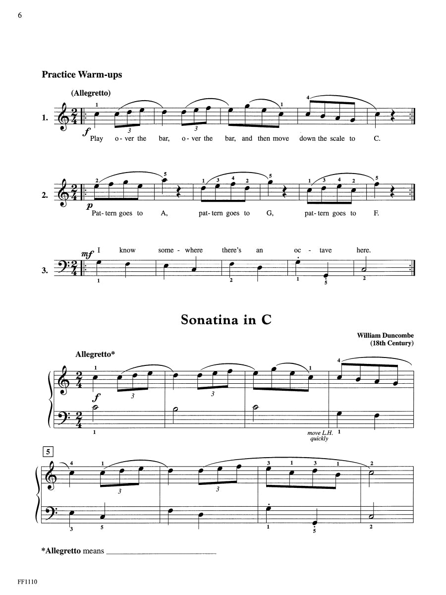 Piano Sonatinas Book 1