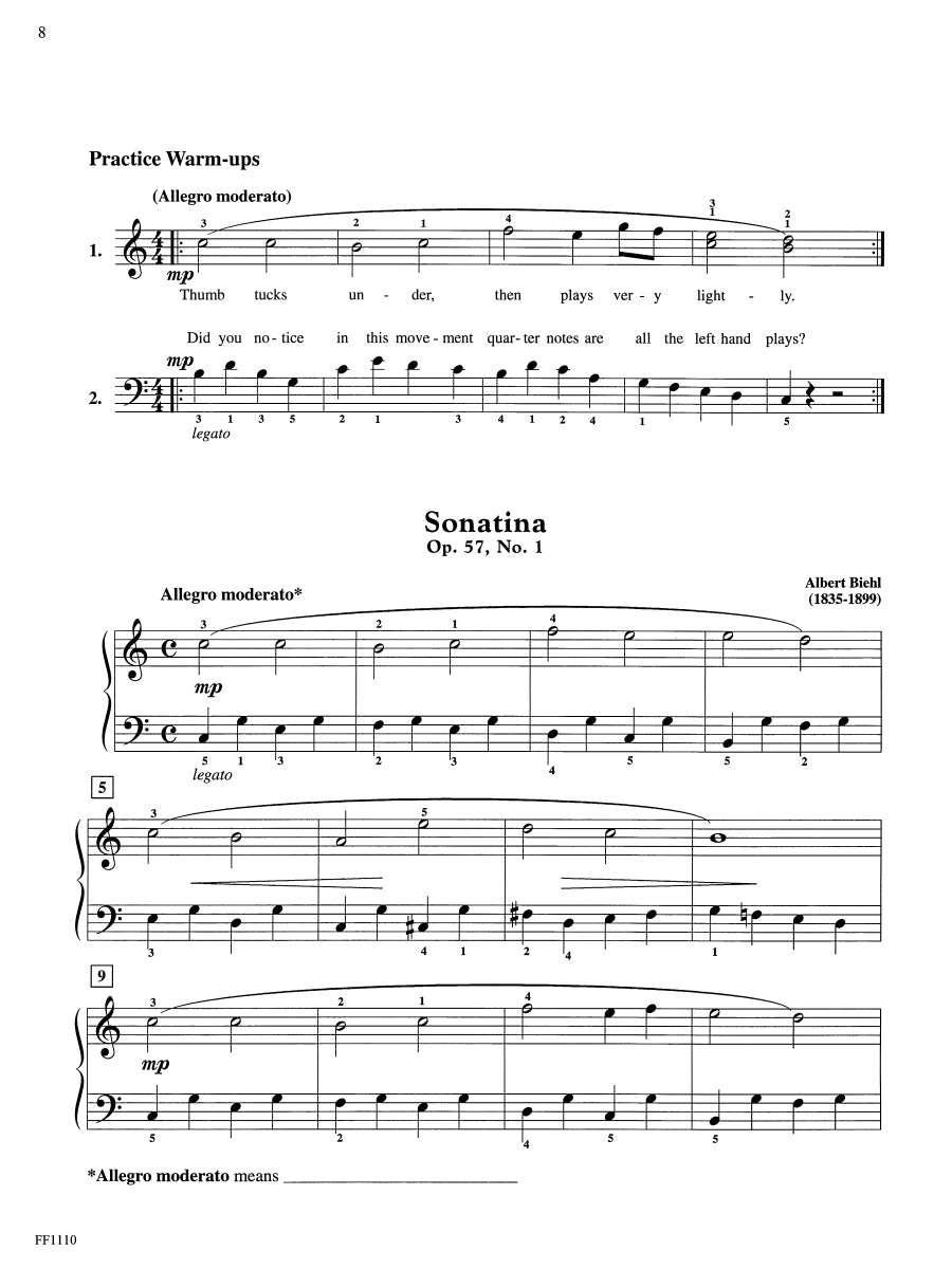 Piano Sonatinas Book 1