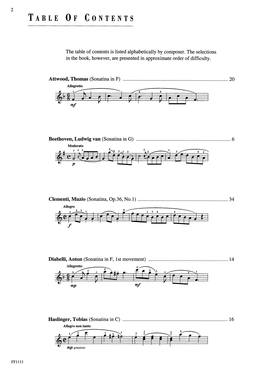 Piano Sonatinas Book 2